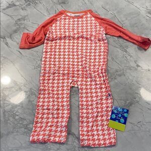 KicKee Pants Patterned Long Sleeve Bodysuit